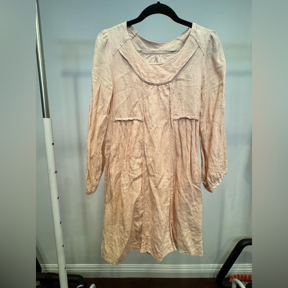 Isabel Marant Babydoll antique style Linen Mini Dress
